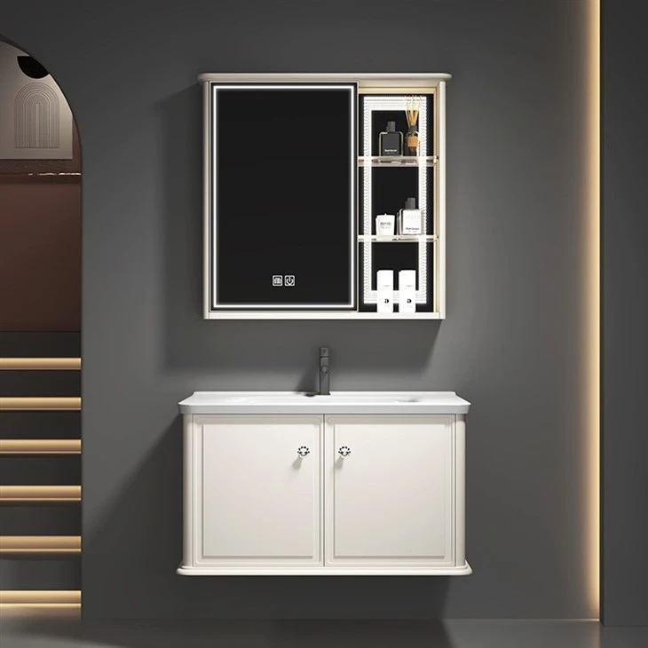 mirror pvc bathroom cabinet